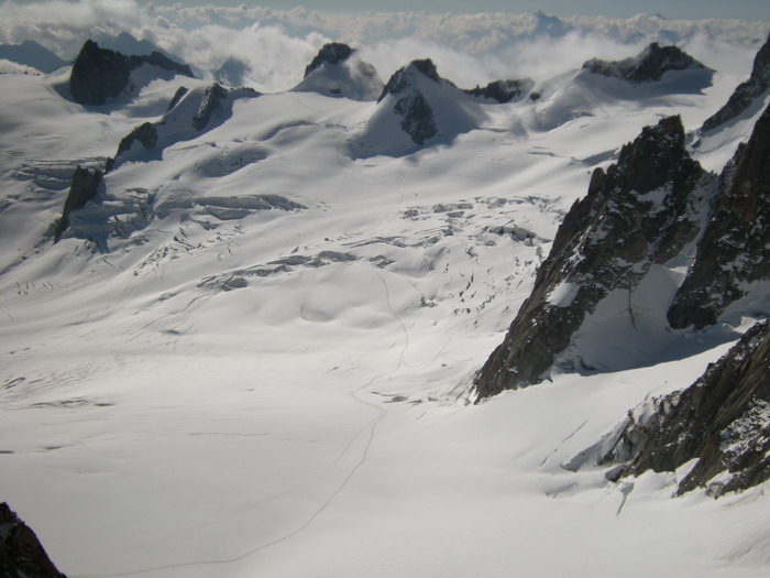La traversée de la Vallée Blanche La traversée de la Vallée Blanche