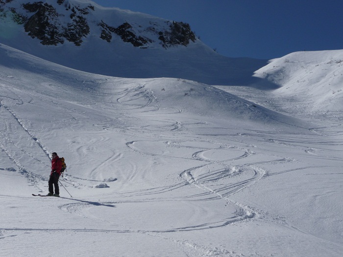 Descente de la combe Nord-Est d'Auferrand Descente de la combe Nord-Est d'Auferrand