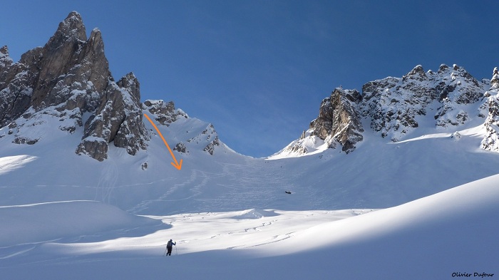 ski de randonnée col de la Cicle
