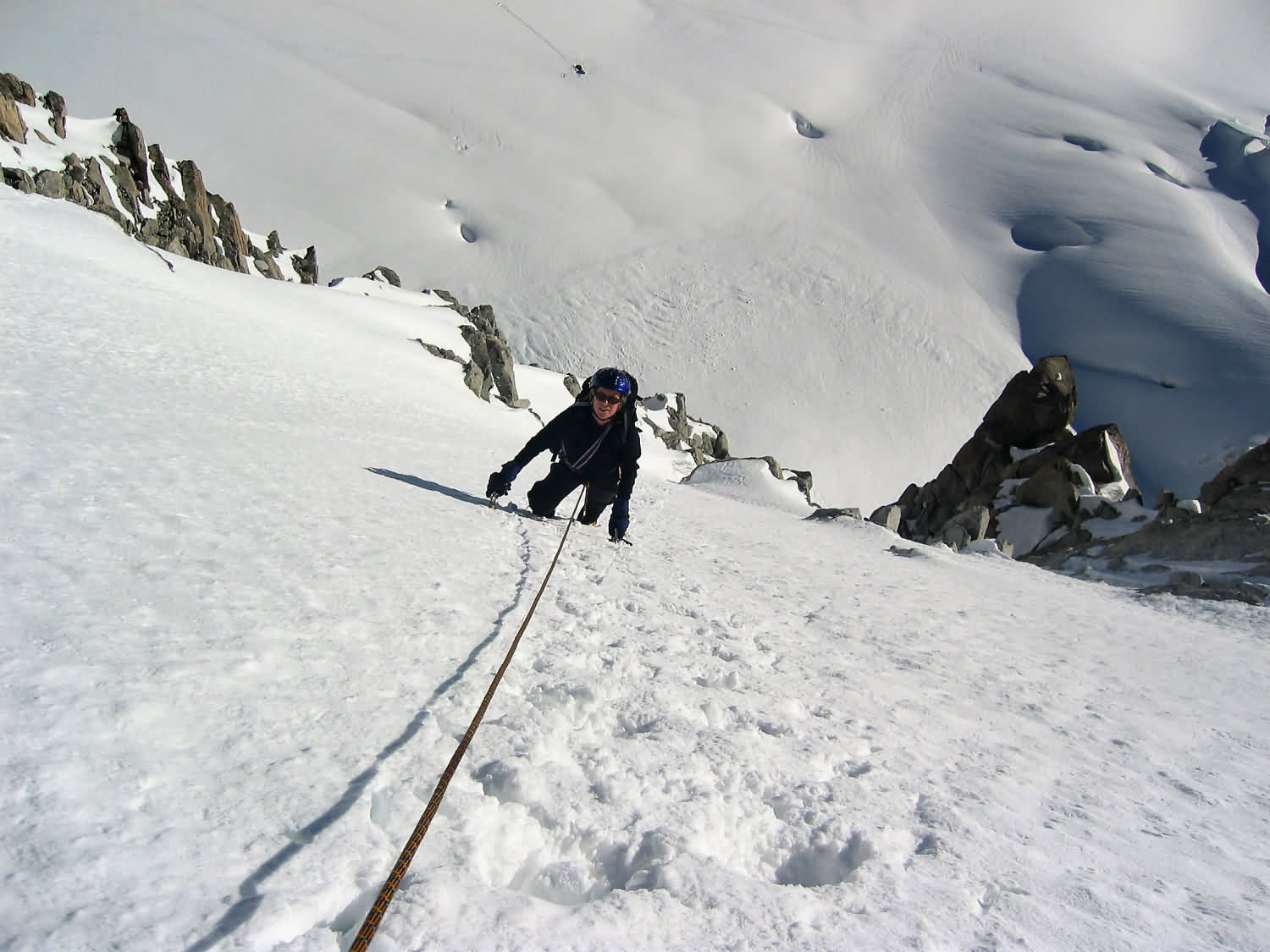 Ne Ridge Tour Ronde Face Nord de la Tour Ronde