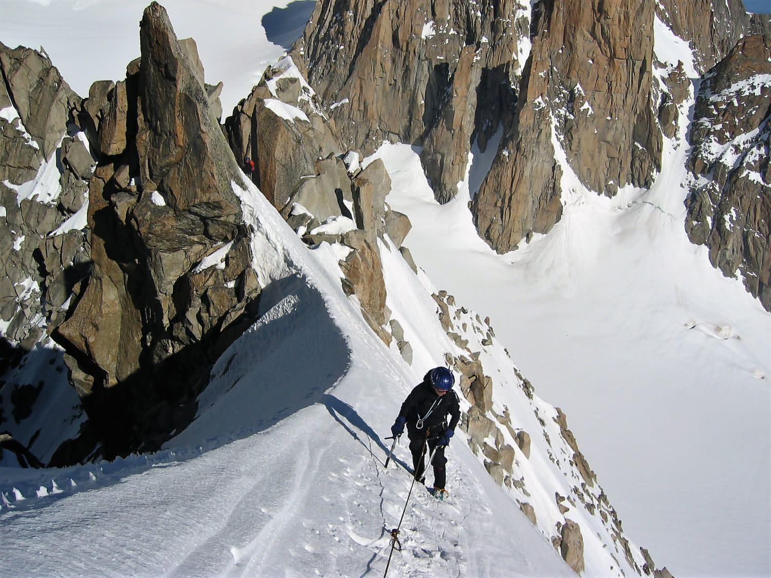 Ne Ridge Tour Ronde Face Nord de la Tour Ronde