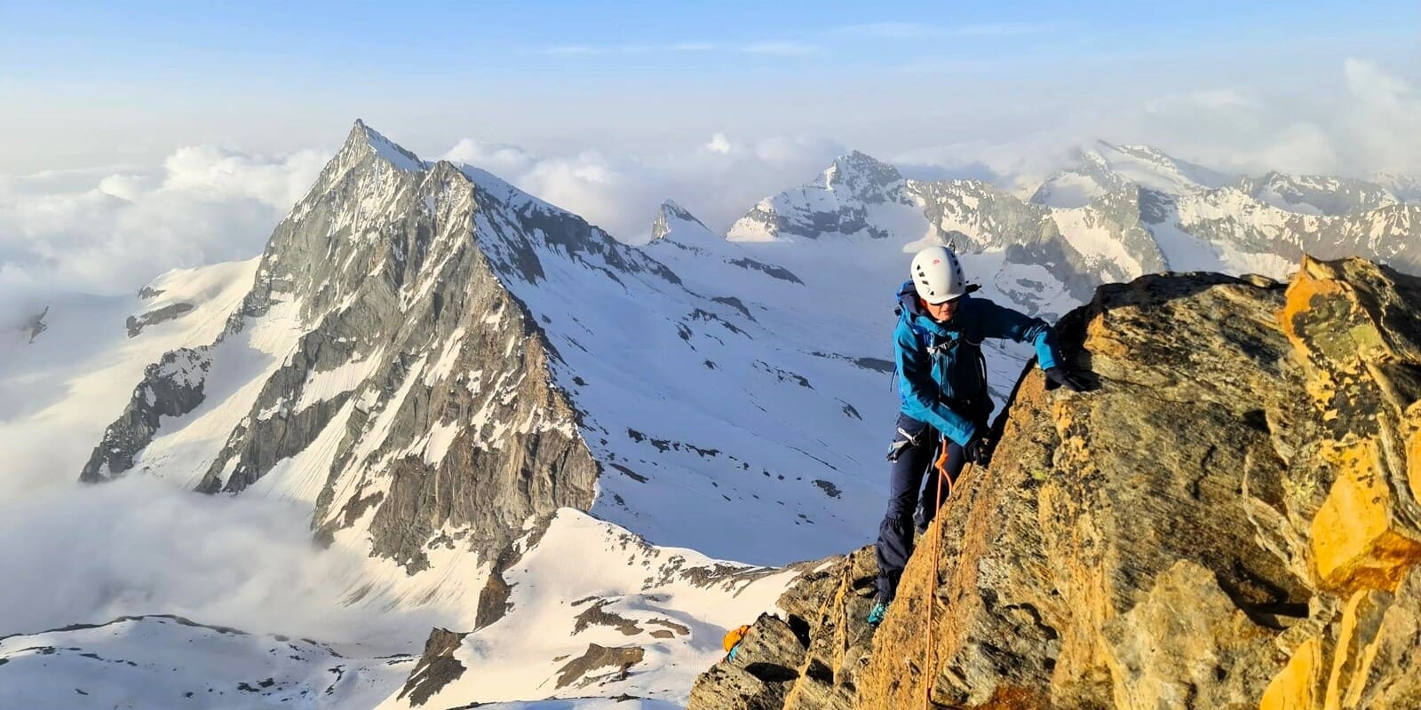 Sommet 4000 facile Saas-Fee 3 jours Alpinisme itinérant | niveau PD- | 3 jours