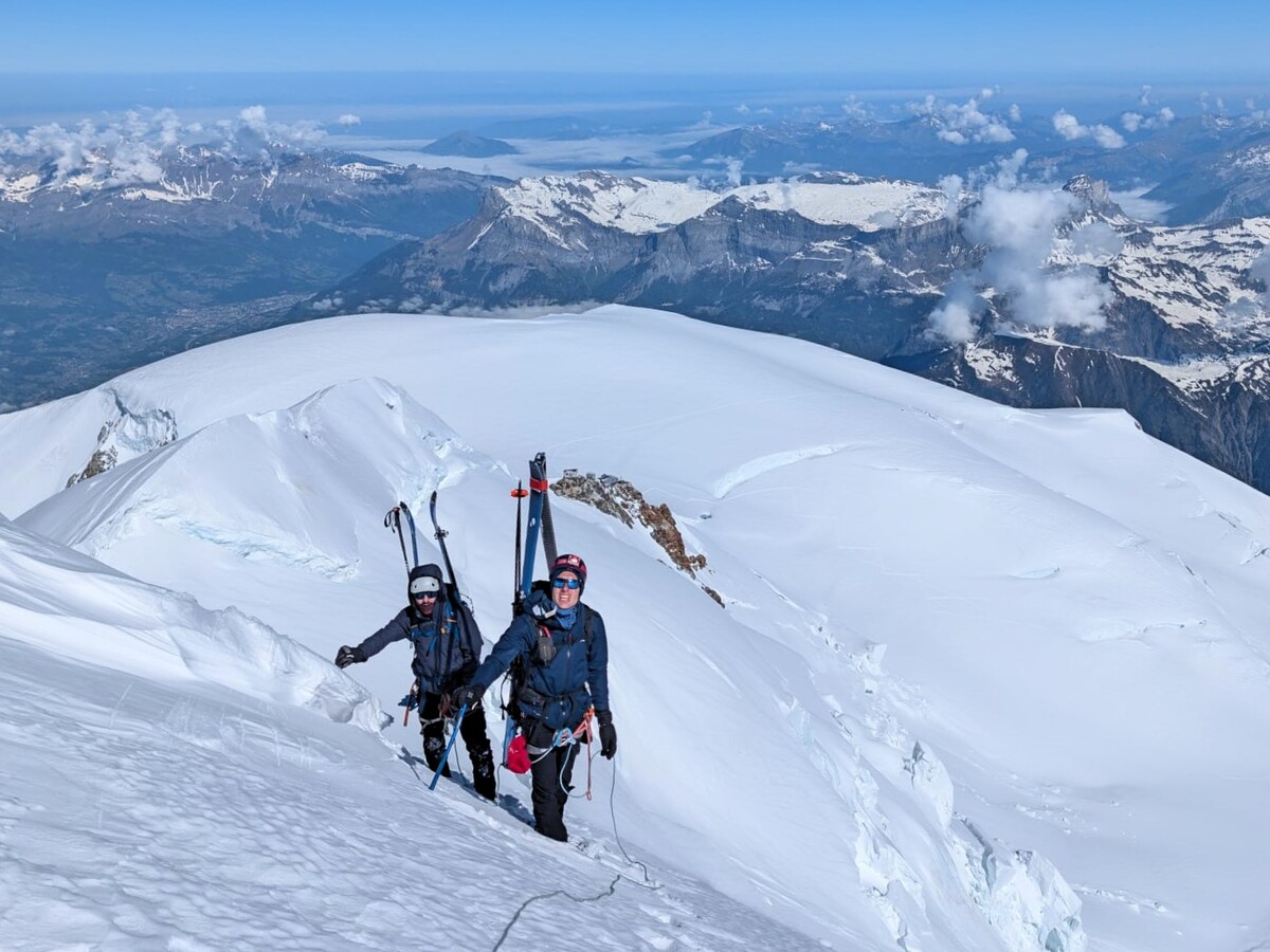 Ascension du Sommet Mont Blanc à ski 3 jours Ski Alpinisme | 4810m | 3 jours