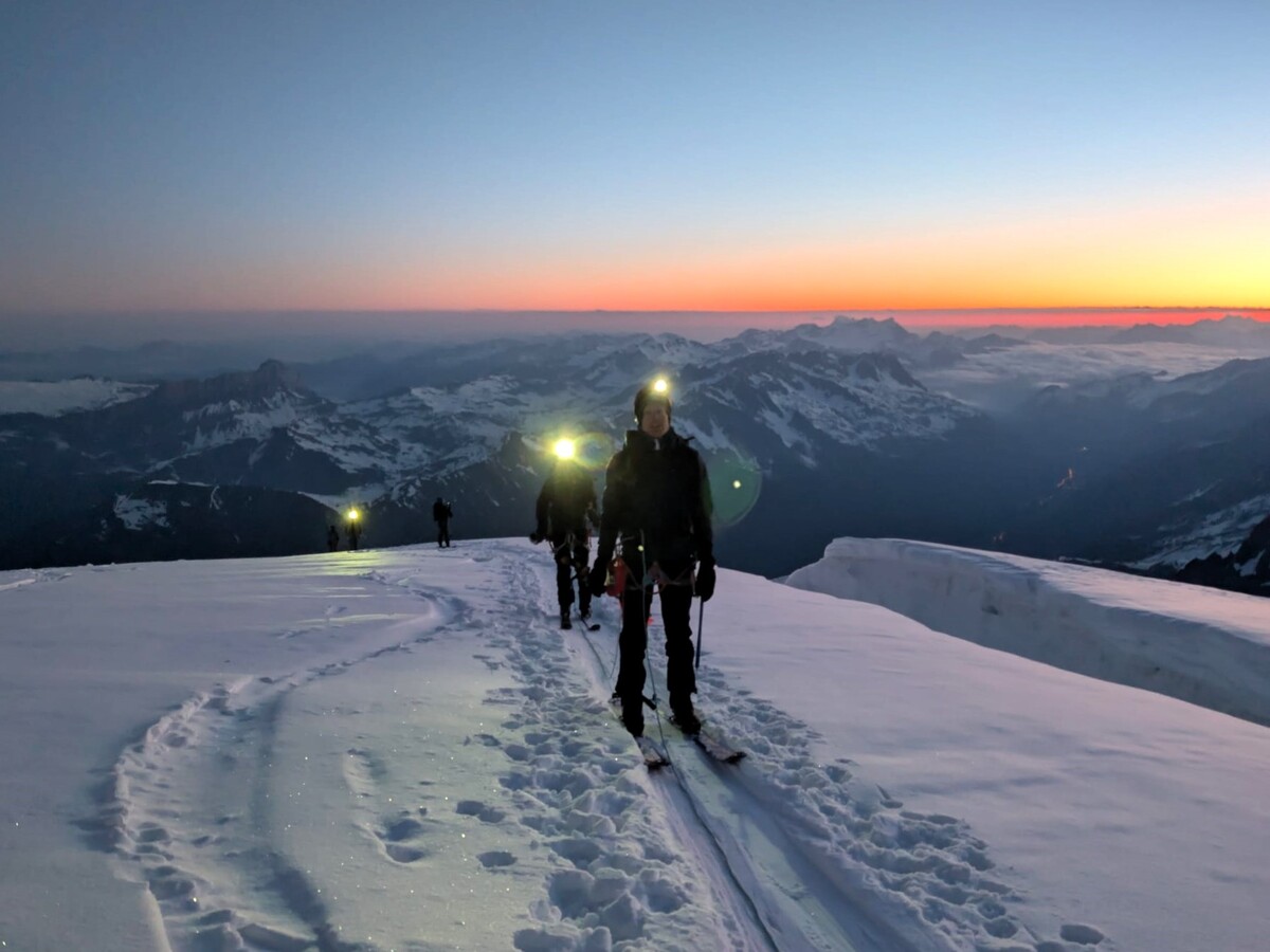 Ascension du Sommet Mont Blanc à ski 3 jours Ski Alpinisme | 4810m | 3 jours