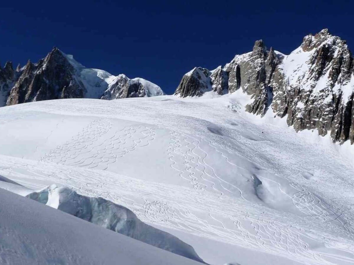 Descente de la Vallée Blanche à ski Ski hors-piste | Glaciers | 3842m | Guide en privé
