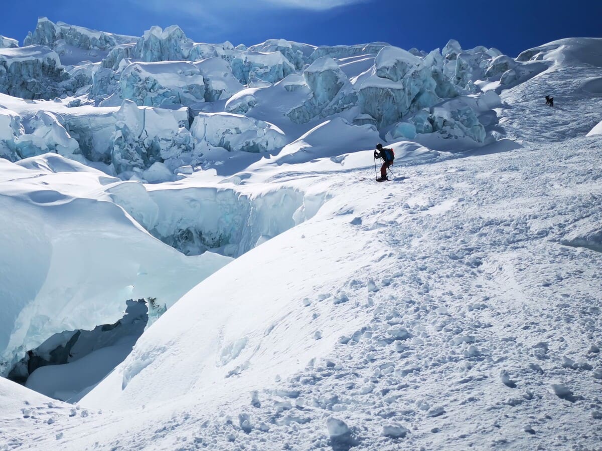 Descente de la Vallée Blanche à ski Ski hors-piste | Glaciers | 3842m | Guide en privé