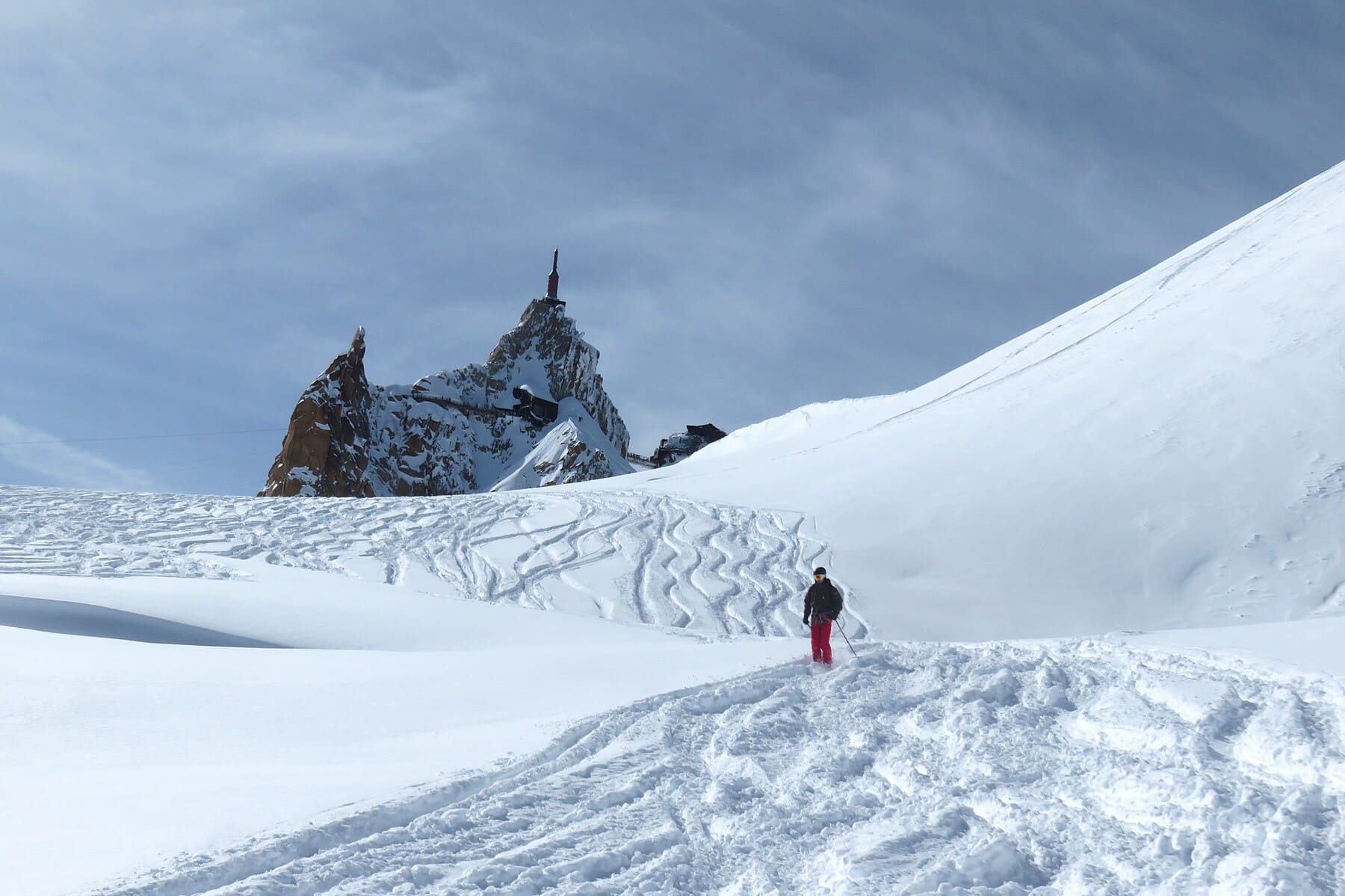 Descente de la Vallée Blanche à ski Ski hors-piste | Glaciers | 3842m | Guide en privé
