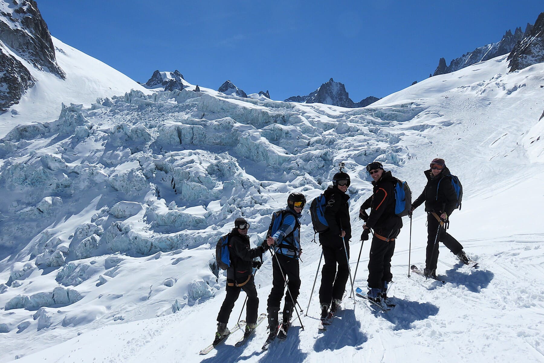 Descente de la Vallée Blanche à ski Ski hors-piste | Glaciers | 3842m | Guide en privé