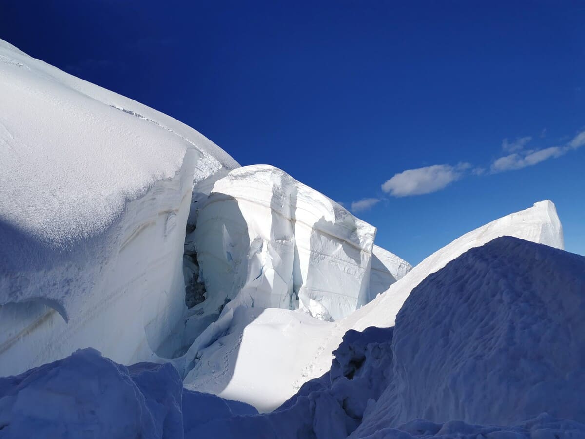 Ski de rando en vallee Blanche Ski de rando | Hors-piste glaciaire | journée