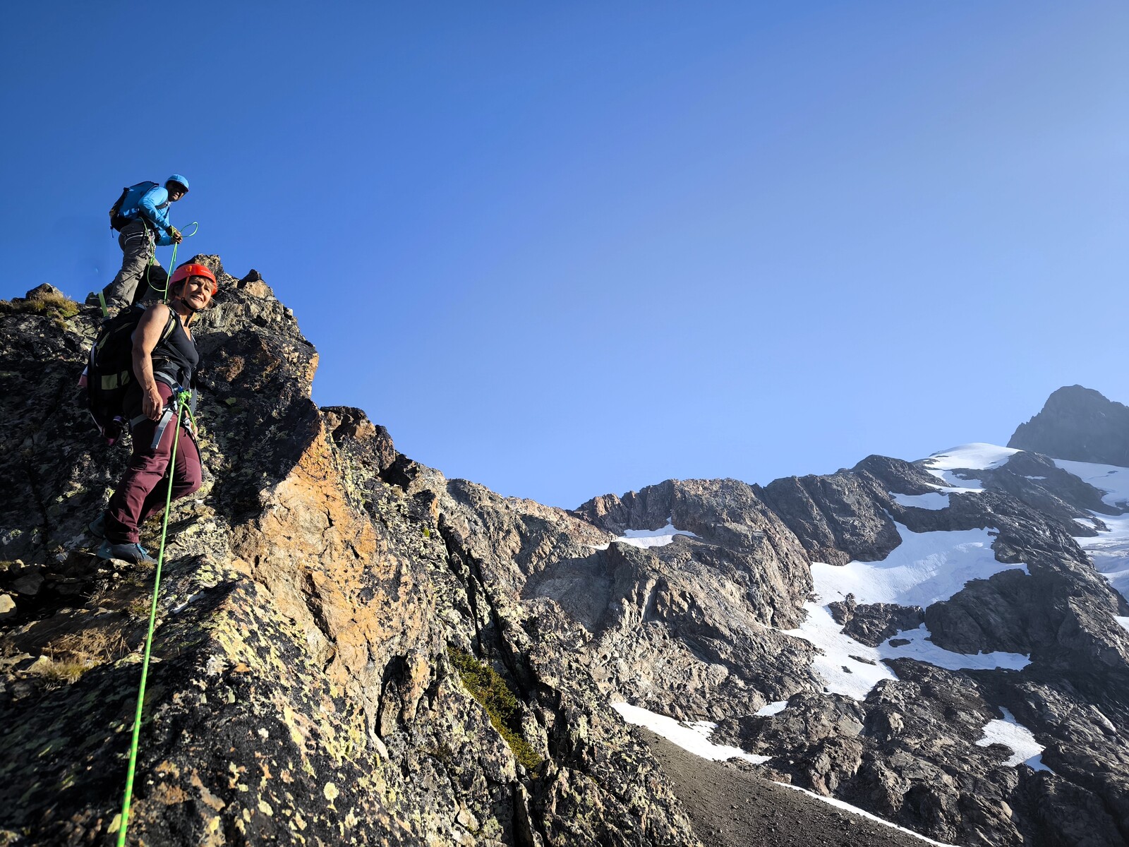 Grande voie d’escalade facile Pointe des Lanchettes Alpinisme - Escalade | 3085m | 2 jours