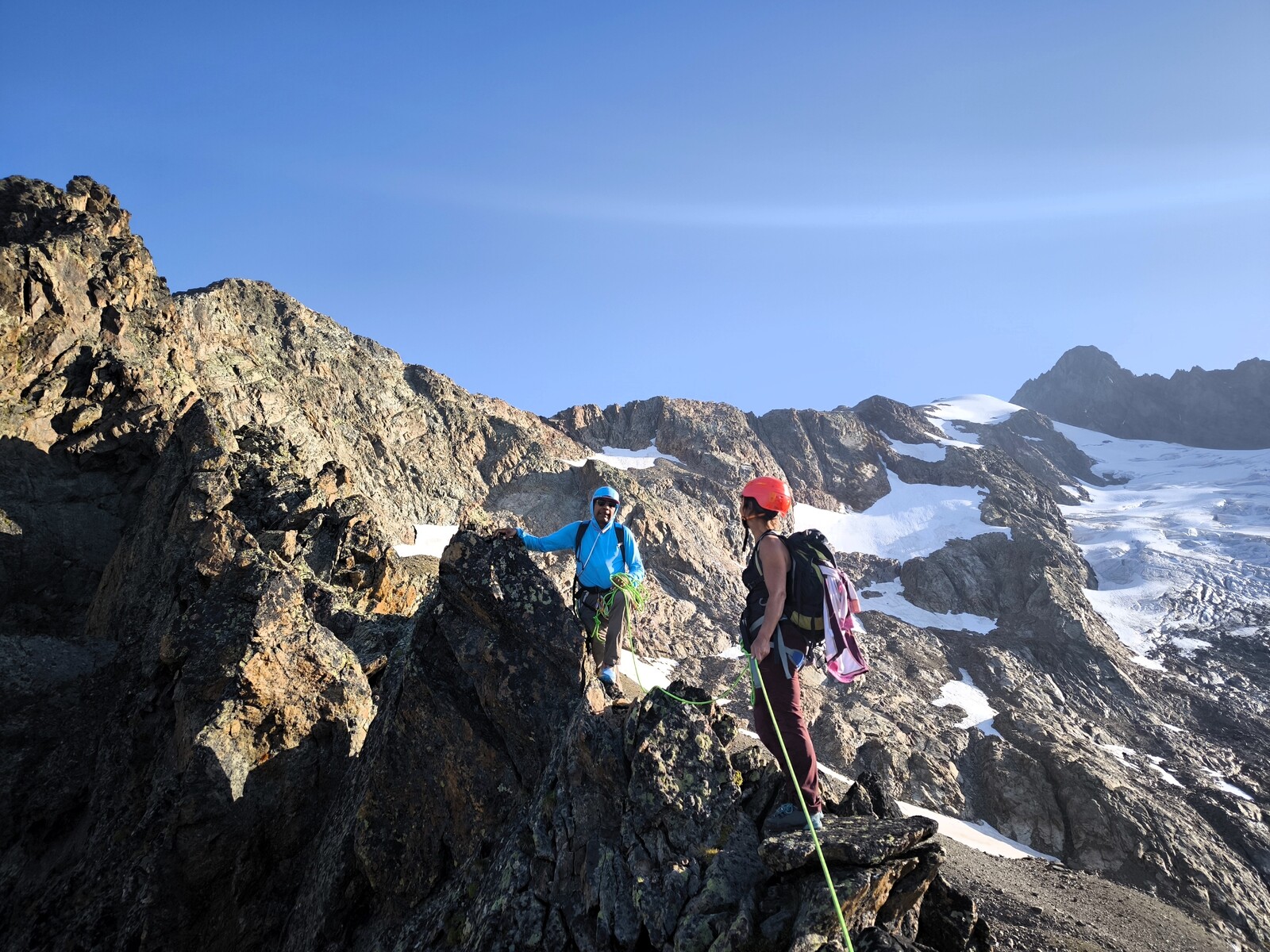 Grande voie d’escalade facile Pointe des Lanchettes Alpinisme - Escalade | 3085m | 2 jours