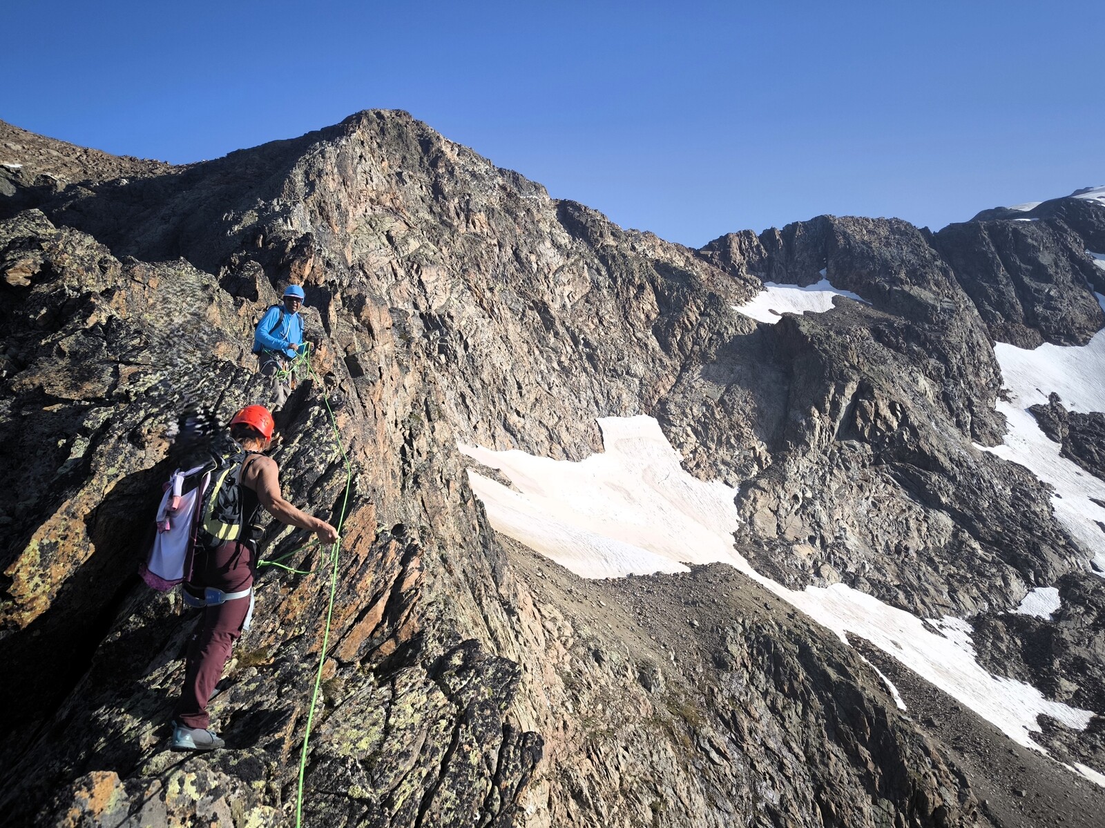 Grande voie d’escalade facile Pointe des Lanchettes Alpinisme - Escalade | 3085m | 2 jours