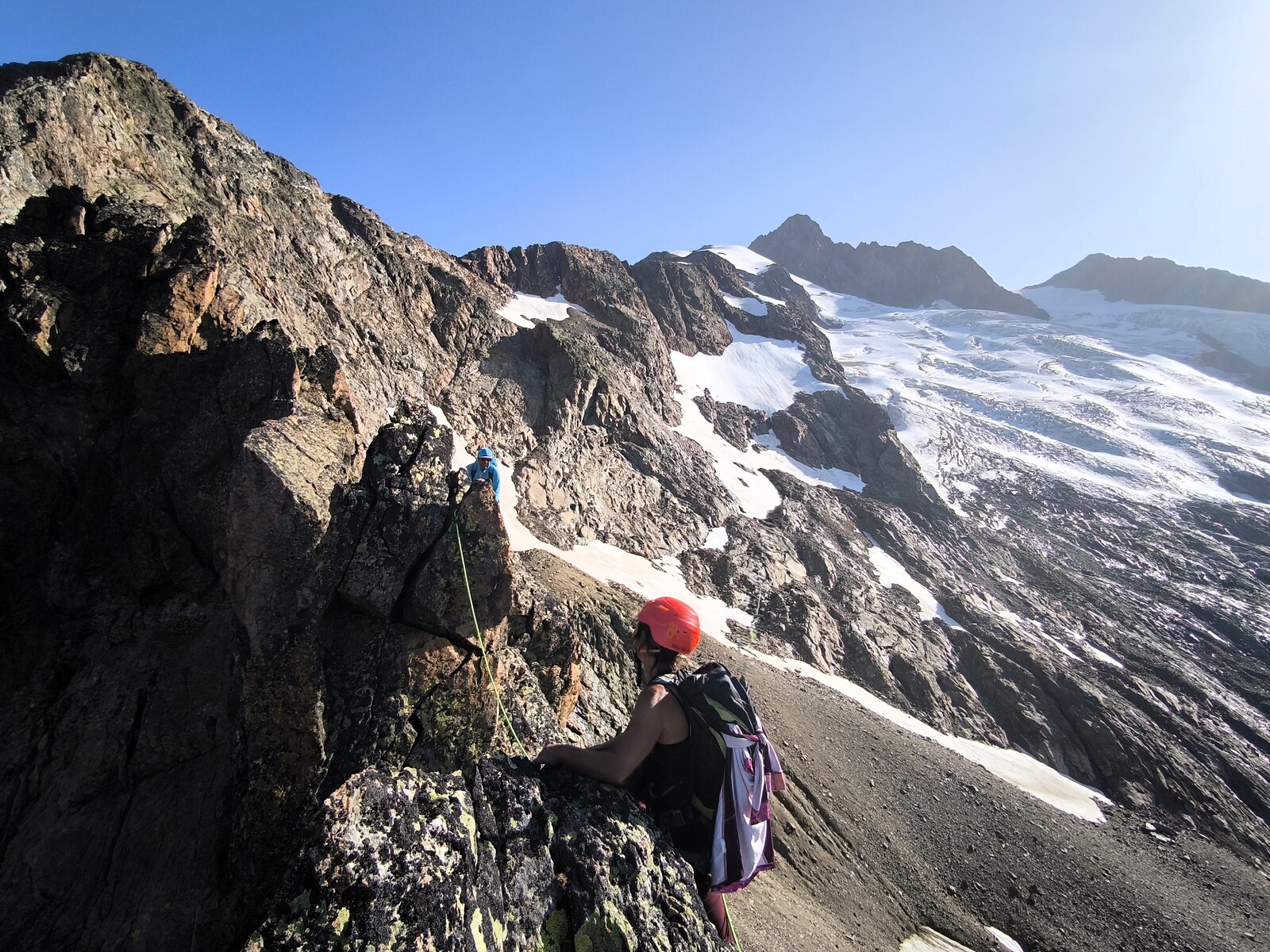 Grande voie d’escalade facile Pointe des Lanchettes Alpinisme - Escalade | 3085m | 2 jours