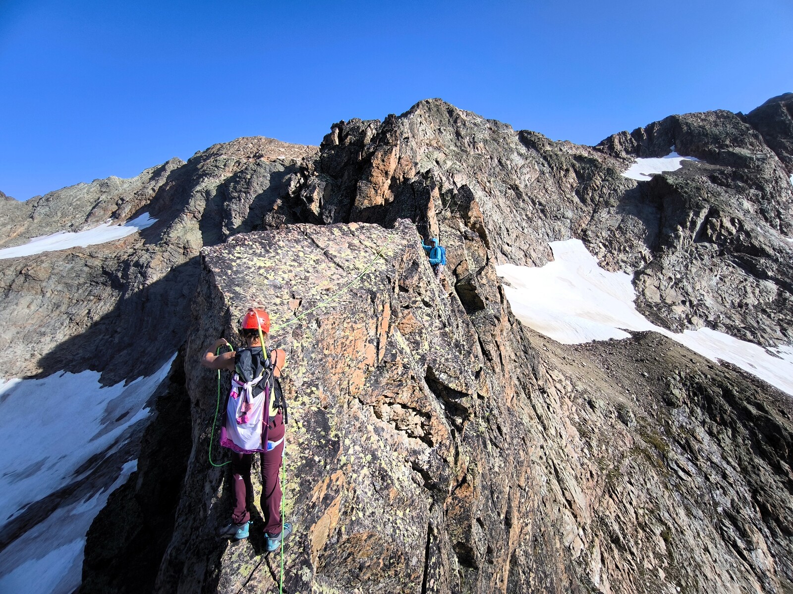 Grande voie d’escalade facile Pointe des Lanchettes Alpinisme - Escalade | 3085m | 2 jours