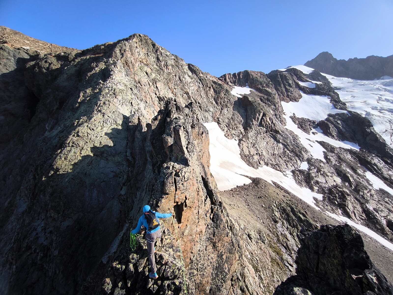 Grande voie d’escalade facile Pointe des Lanchettes Alpinisme - Escalade | 3085m | 2 jours