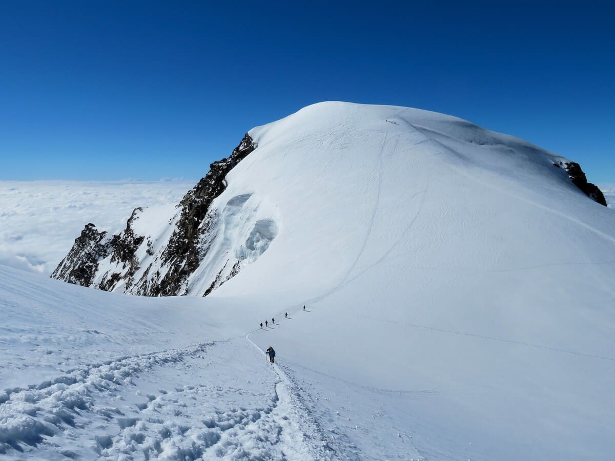 Ascension 4000 facile Sommets du Mont Rose 2 jours Randonnée glaciaire et alpinisme peu difficile | 2 jours