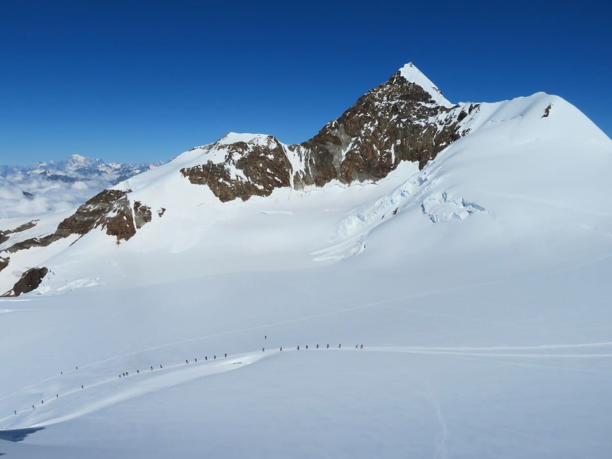 Ascension 4000 facile Sommets du Mont Rose 2 jours Randonnée glaciaire et alpinisme peu difficile | 2 jours