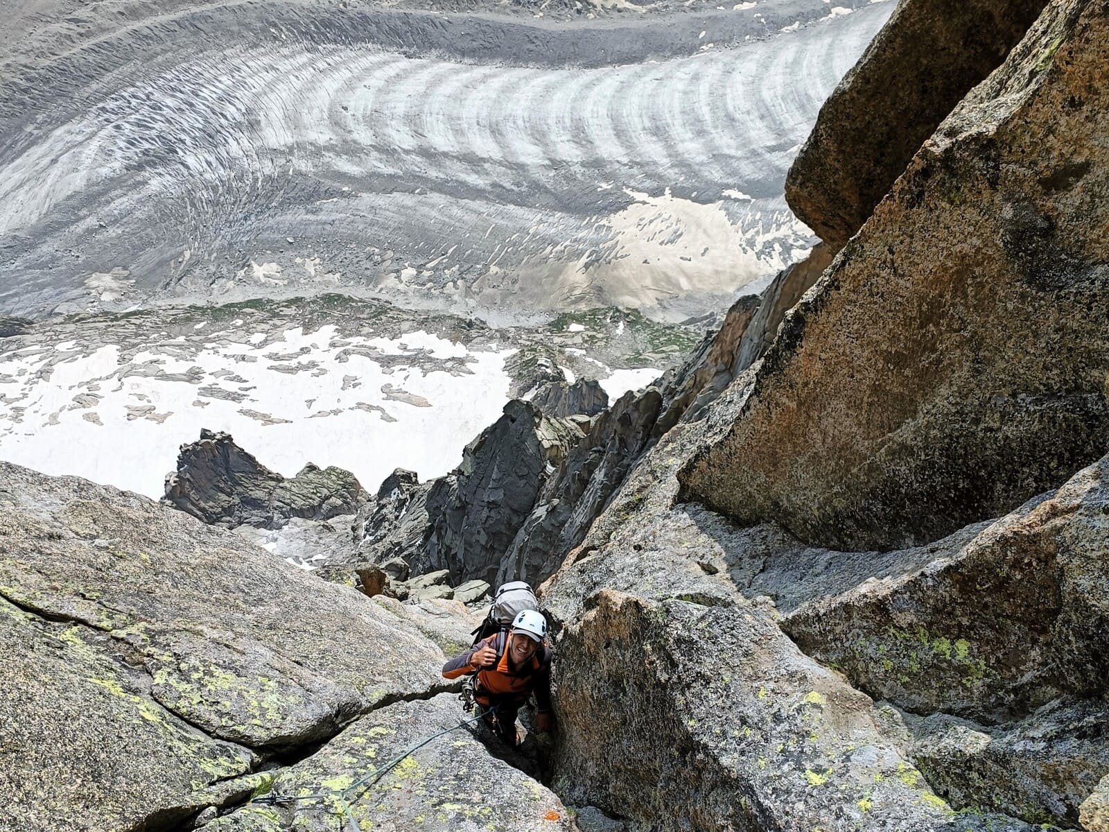 Grande voie d’escalade Aiguilles de Chamonix Escalade en montagne | Granit | 3 jours