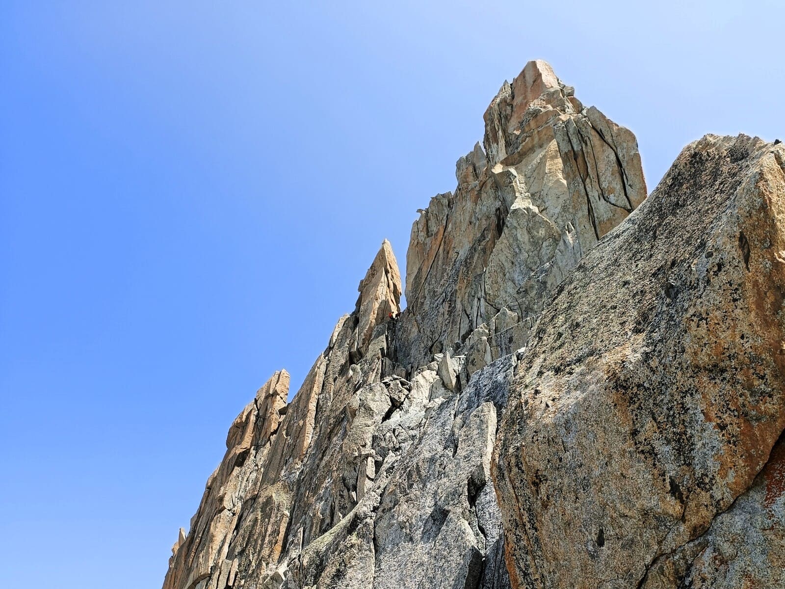 Grande voie d’escalade Aiguilles de Chamonix Escalade en montagne | Granit | 3 jours