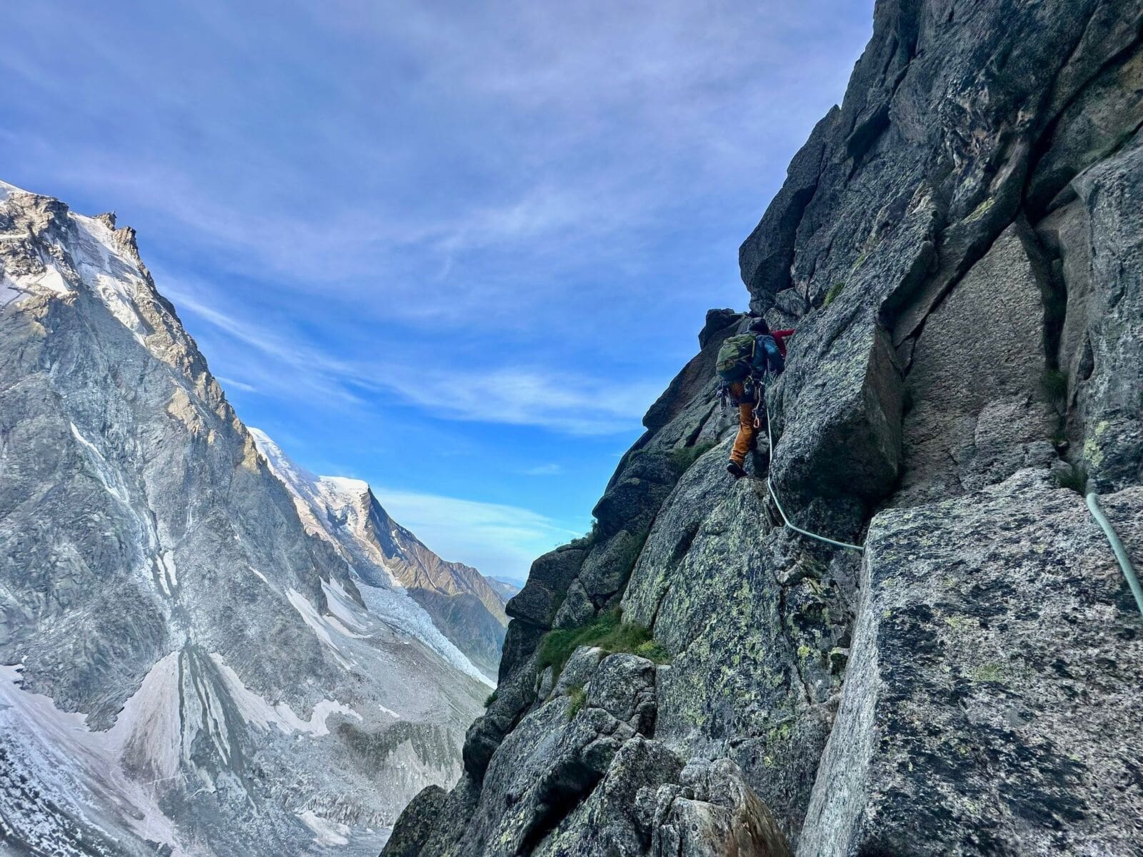 Grande voie d’escalade Aiguilles de Chamonix Escalade en montagne | Granit | 3 jours