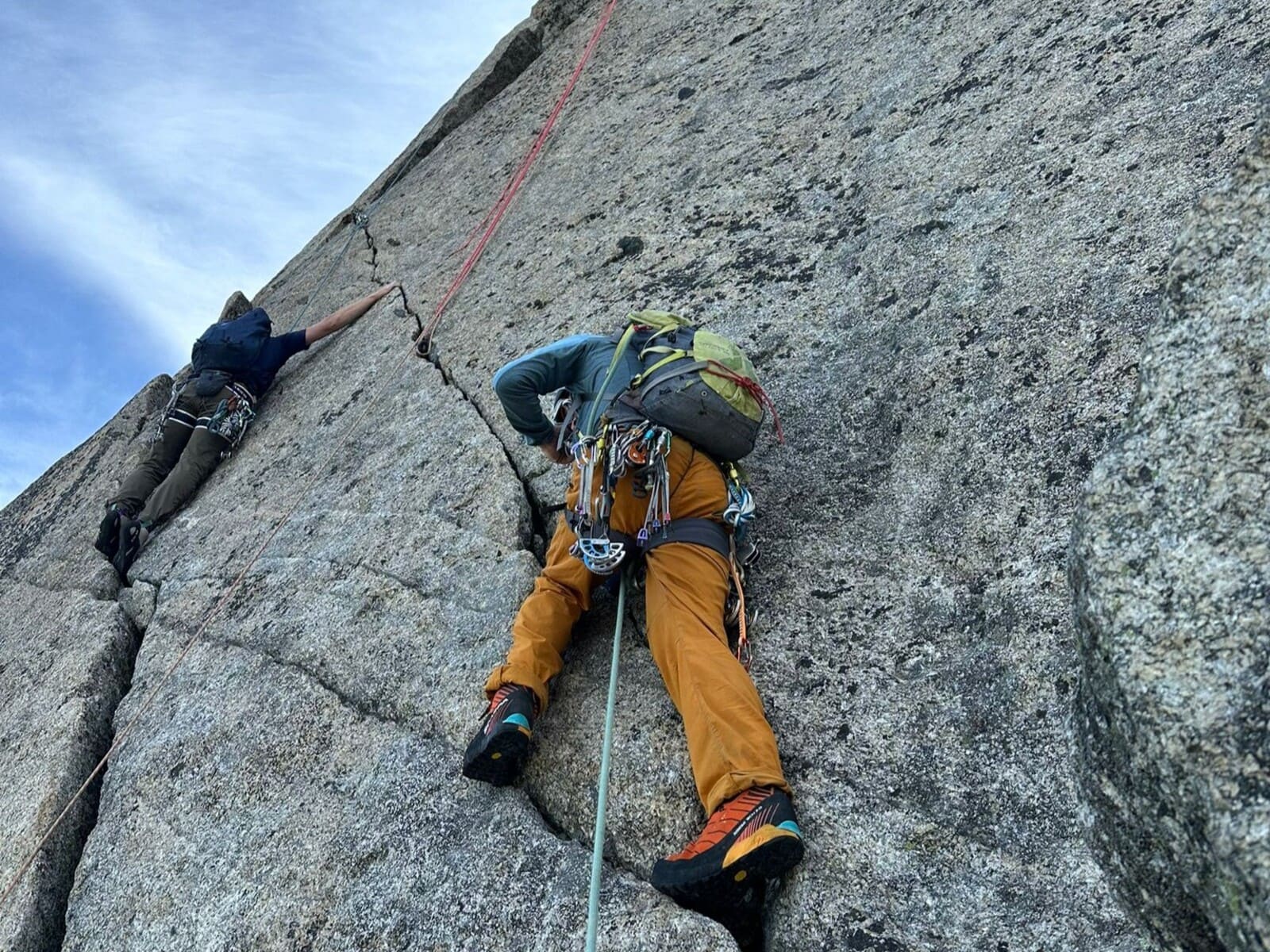 Grande voie d’escalade Aiguilles de Chamonix Escalade en montagne | Granit | 3 jours
