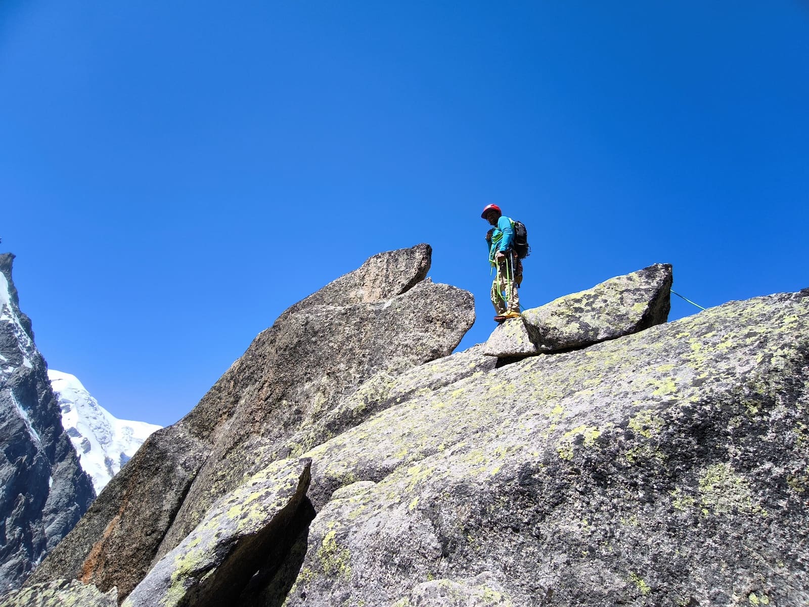 Grande voie d’escalade Aiguilles de Chamonix Escalade en montagne | Granit | 3 jours
