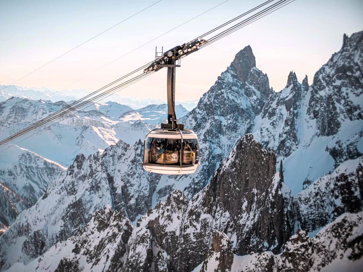 Descente de la Vallée Blanche depuis le Skyway Ski hors-piste | Glaciers | 3466m
