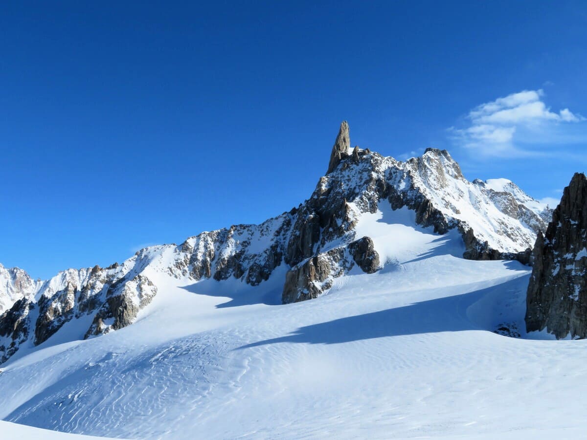 Descente de la Vallée Blanche depuis le Skyway Ski hors-piste | Glaciers | 3466m