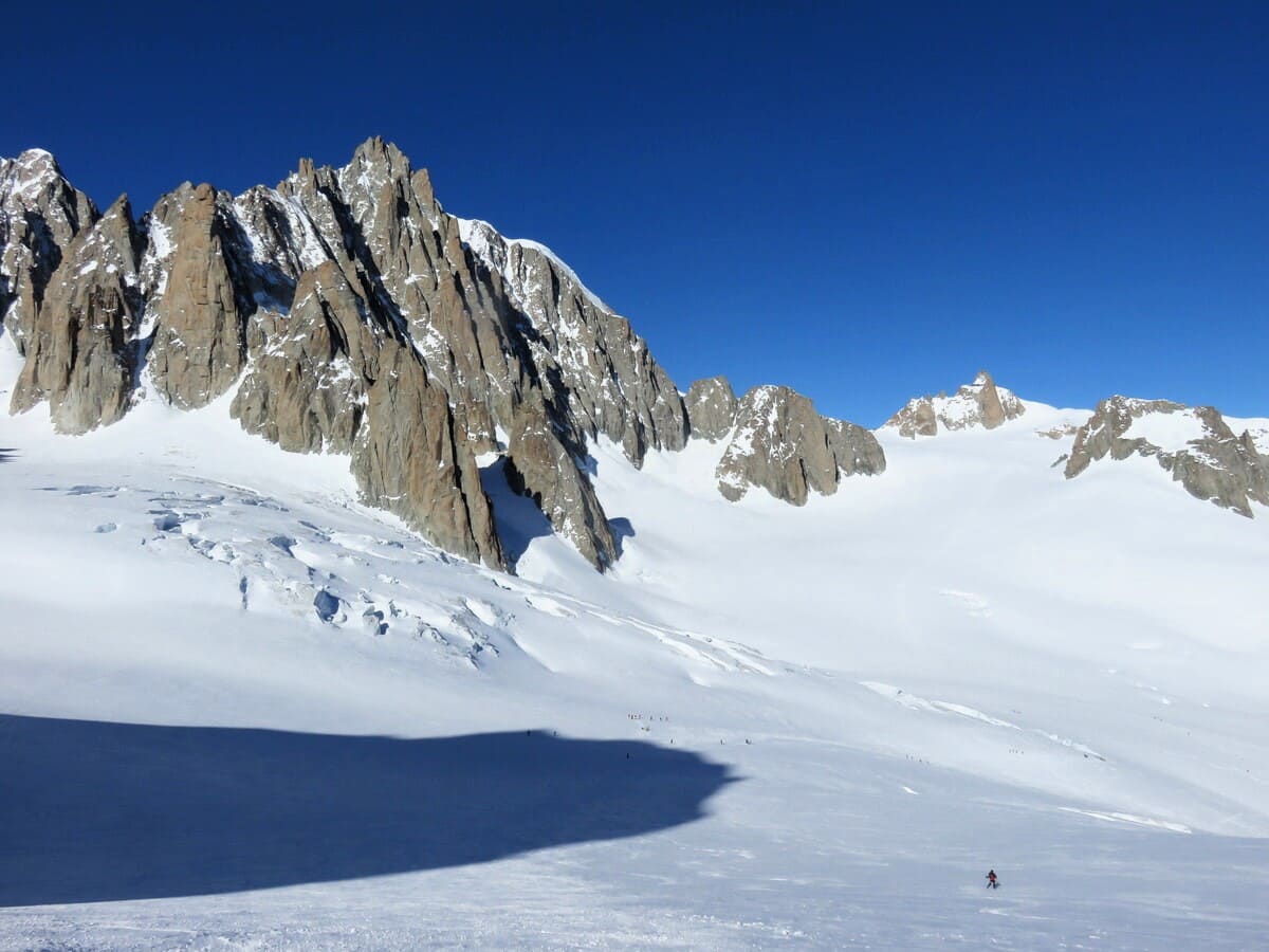 Descente de la Vallée Blanche depuis le Skyway Ski hors-piste | Glaciers | 3466m