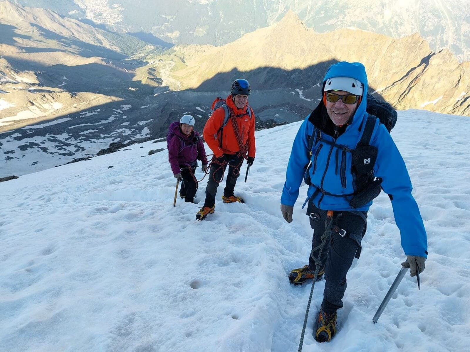 Sommet 4000 facile Saas-Fee 3 jours Alpinisme itinérant | niveau PD- | 3 jours