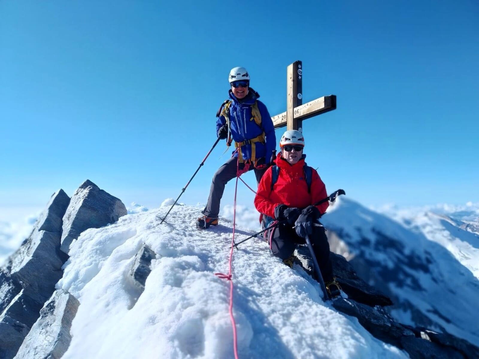 Sommet 4000 facile Saas-Fee 3 jours Alpinisme itinérant | niveau PD- | 3 jours