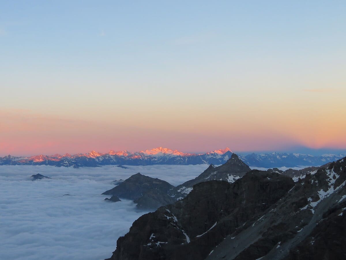 Gipfel des Monte Rosa 2 Tage Bergsteigen | 4563 m | 2 Tage