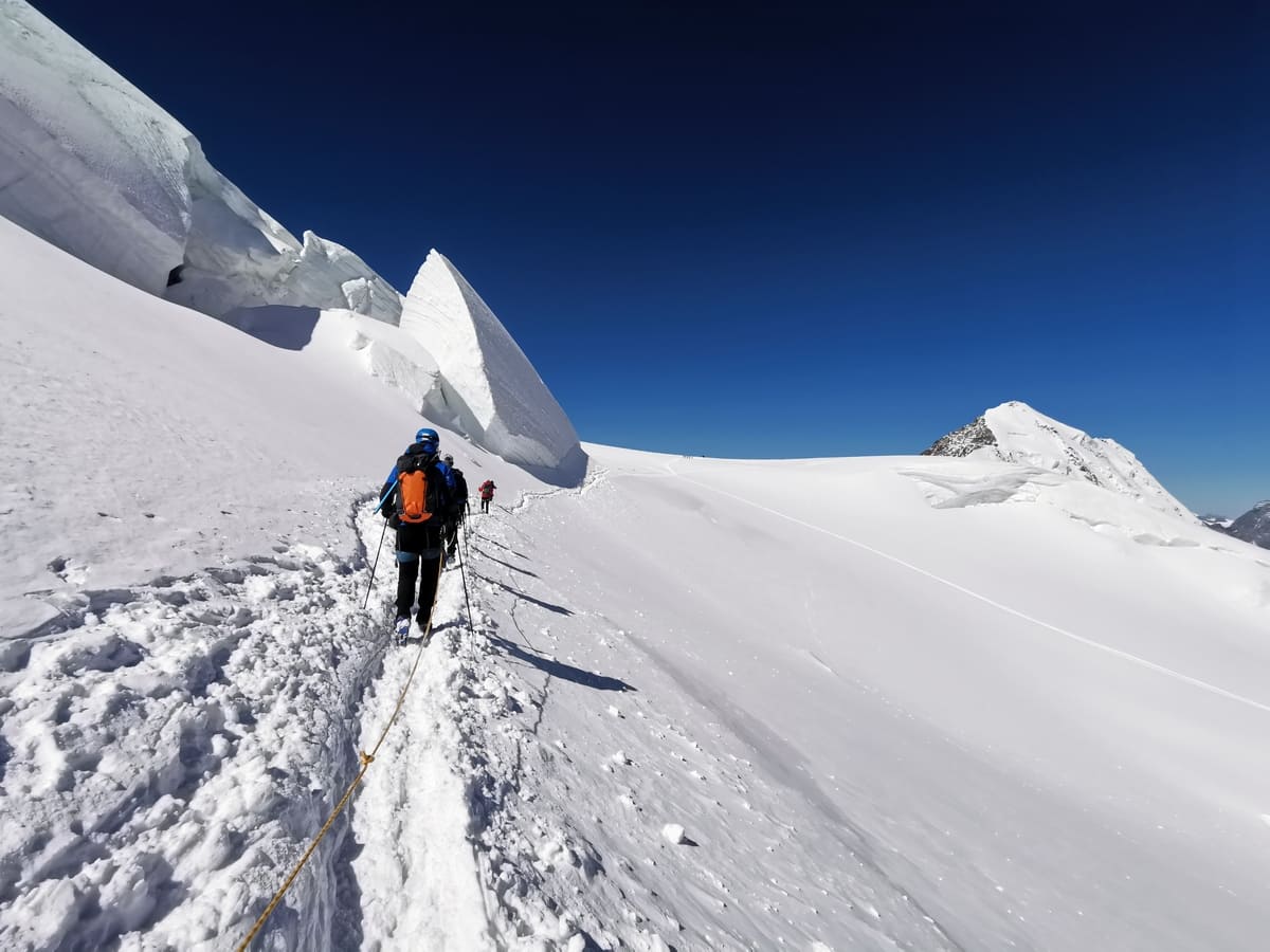 Gipfel des Monte Rosa 2 Tage Bergsteigen | 4563 m | 2 Tage