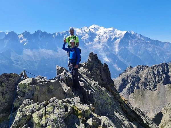 Escalade facile Grande Voie à Chamonix Escalade en montagne | facile | journée