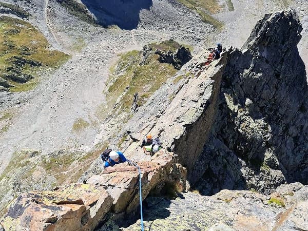 Escalade facile Grande Voie à Chamonix Escalade en montagne | facile | journée