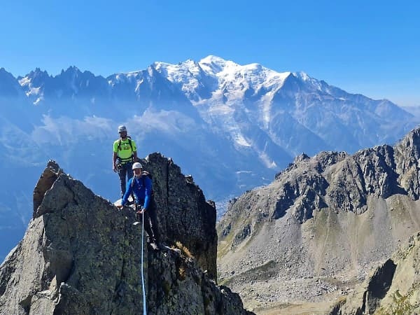 Escalade facile Grande Voie à Chamonix Escalade en montagne | facile | journée