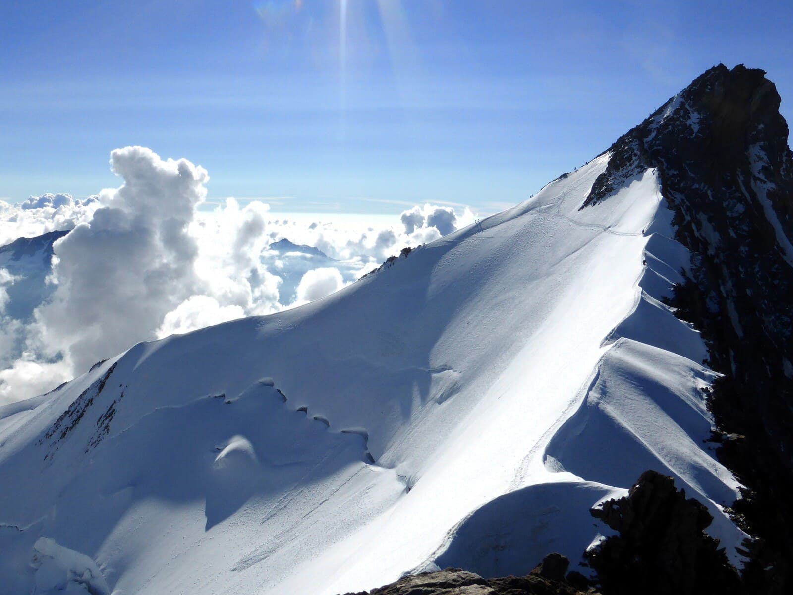 Ascension Nadelhorn 4000 de Saas-Fee Alpinisme | niveau PD | 2 jours