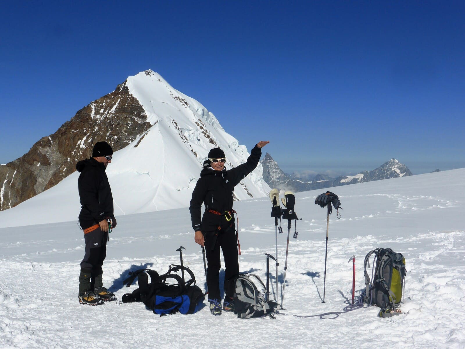 Ascension Castor Mont Rose | 4000 facile en Pays Walser Alpinisme peu difficile | 4000 | 4 jours