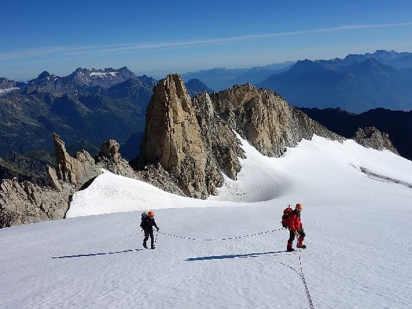 Stage grande voie Escalade Orny - Trient 3 jours Escalade en montagne | Granit | 3 jours