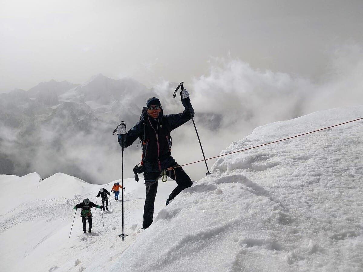 Ascension du Bishorn 4000 facile Zinal Alpinisme | 4151m | 2 jours