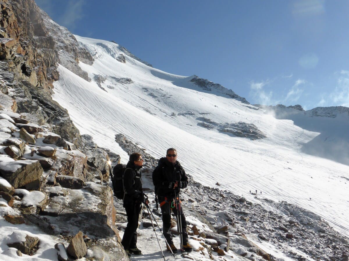 Ascension Sommets du Mont Rose 4000 facile 3 jours Randonnée glaciaire et alpinisme peu difficile | 3 jours