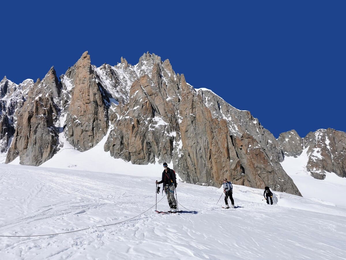 Traversée de la Vallée Blanche à ski Ski de rando | Traversée sur glaciers | journée