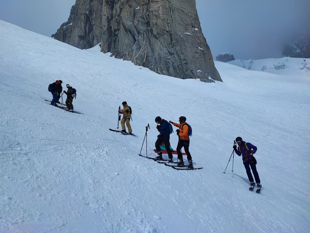 Descente de la Vallée Blanche 2 jours Ski hors-piste sur glacier | 3842m | 2 jours