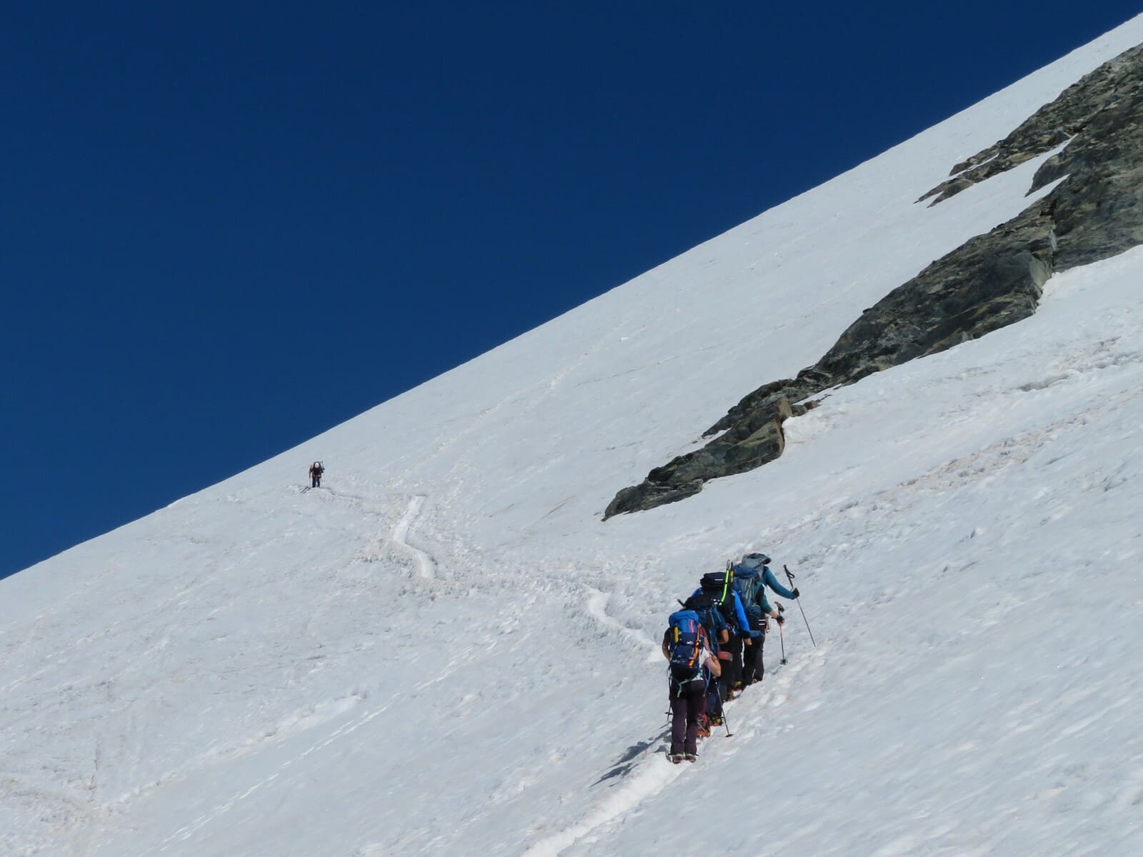 Ascension Breithorn Allalinhorn | 4000 faciles à Zermatt Alpinisme facile | 4000 à la journée | 2 jours