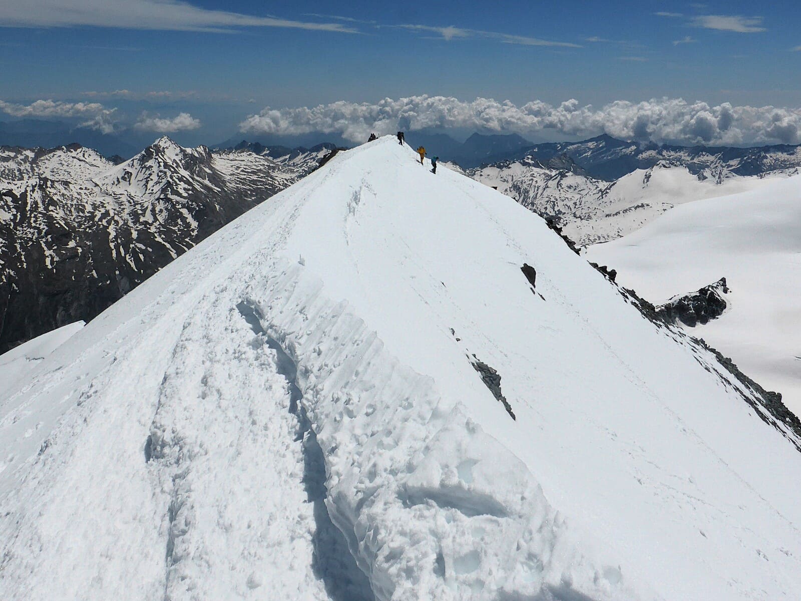 Ascension Breithorn Allalinhorn | 4000 faciles à Zermatt Alpinisme facile | 4000 à la journée | 2 jours