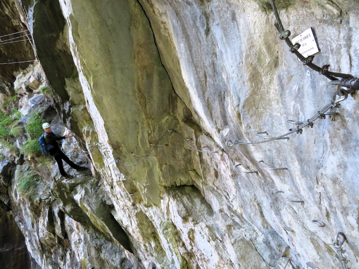 Via Ferrata du Parc Thermal Saint-Gervais-les-Bains Via Ferrata | Très Difficile | demi-journée