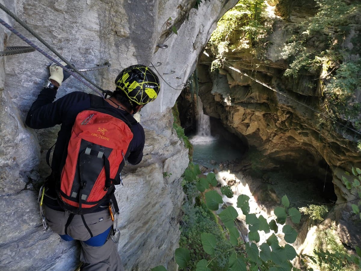 Via Ferrata du Parc Thermal Saint-Gervais-les-Bains Via Ferrata | Très Difficile | demi-journée