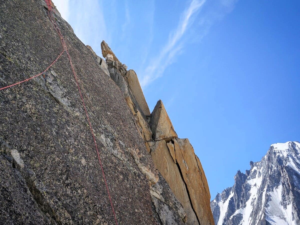 Grande voie d’escalade Argentière 3 jours Escalade en montagne | Granit | 3 jours