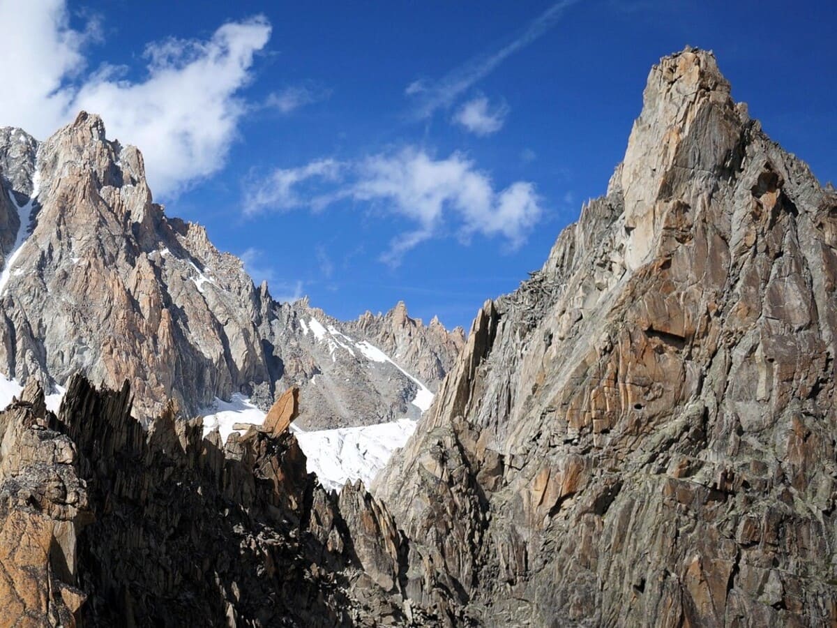 Grande voie d’escalade Argentière 3 jours Escalade en montagne | Granit | 3 jours