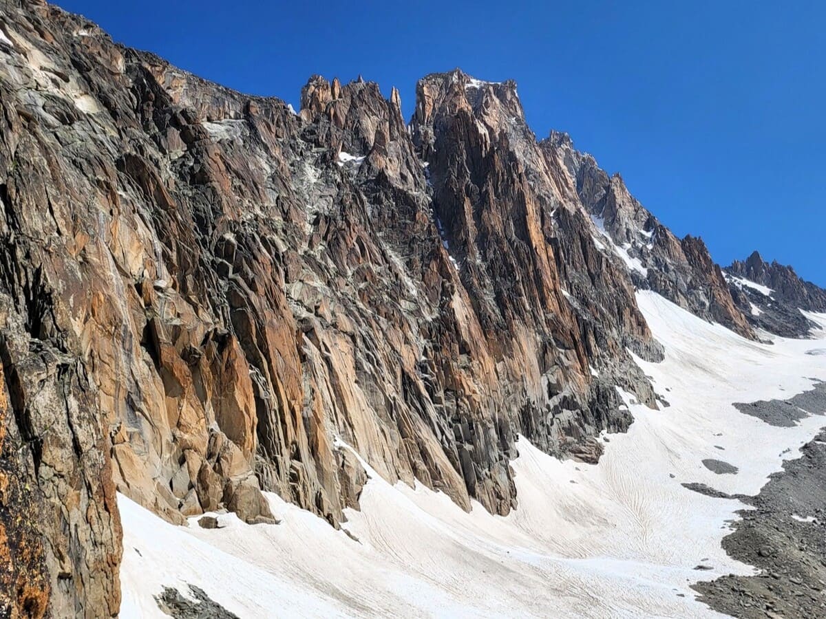 Grande voie d’escalade Argentière 3 jours Escalade en montagne | Granit | 3 jours